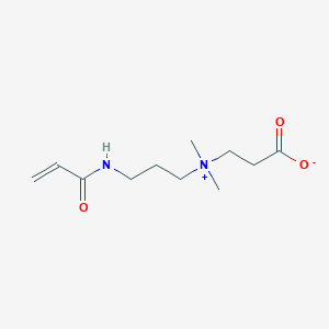 molecular formula C11H20N2O3 B1642430 3-[(3-Acrylamidopropyl)diméthylammonio]propanoate CAS No. 79704-35-1