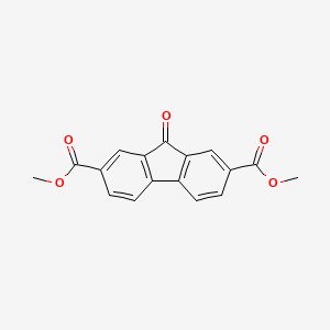 molecular formula C17H12O5 B1642468 9-Oxo-9H-fluorene-2,7-dicarboxylic acid dimethyl ester 
