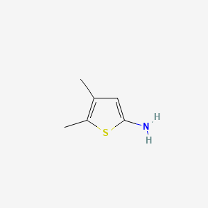 molecular formula C6H9NS B1642479 4,5-Dimethylthiophen-2-amine 