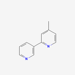 molecular formula C11H10N2 B1642495 4-Methyl-2,3'-bipyridine 