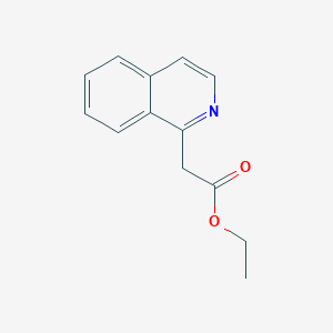 molecular formula C13H13NO2 B1642500 Ethyl 2-(isoquinolin-1-yl)acetate 