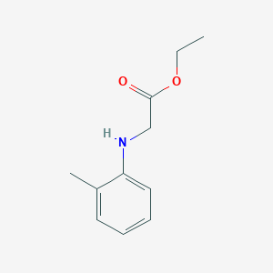 molecular formula C11H15NO2 B1642505 ethyl N-(2-methylphenyl)glycinate CAS No. 69825-49-6