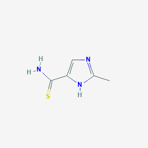B164252 2-methyl-1H-imidazole-4-carbothioamide CAS No. 129486-91-5