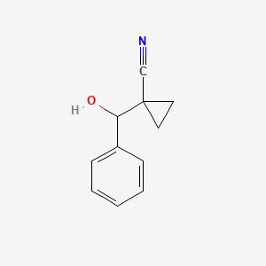 1-(Hydroxy(phenyl)methyl)cyclopropanecarbonitrile