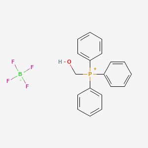 molecular formula C19H18BF4OP B1642536 (Hydroxymethyl)triphenylphosphonium tetrafluoroborate 