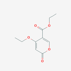 B164254 ethyl 4-ethoxy-2-oxo-2H-pyran-5-carboxylate CAS No. 127351-39-7