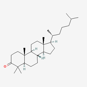 molecular formula C29H50O B1642555 4,4-Dimethylcholestan-3-one, (5alpha)- 