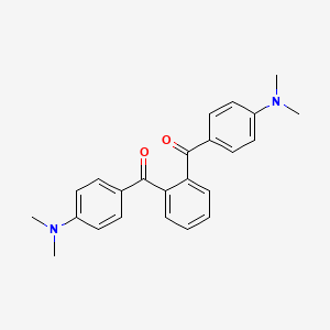 molecular formula C24H24N2O2 B1642561 1,2-Bis(p-dimethylaminobenzoyl)benzene 
