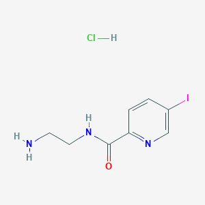 B164257 N-(2-Aminoethyl)-5-iodo-2-pyridinecarboxamide monohydrochloride CAS No. 136831-51-1