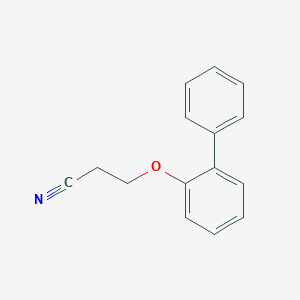 B164260 3-(2-Phenylphenoxy)propanenitrile CAS No. 125849-31-2