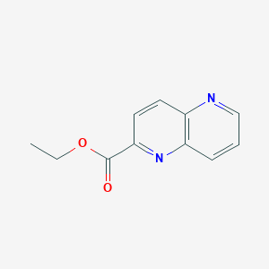 1,5-Naphthyridine-2-carboxylic acid, ethyl ester