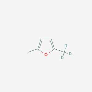 molecular formula C6H8O B1642643 2-Methyl-5-(trideuteriomethyl)furan 