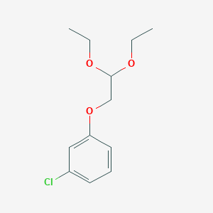 molecular formula C12H17ClO3 B1642670 1-Chloro-3-(2,2-diethoxyethoxy)benzene 