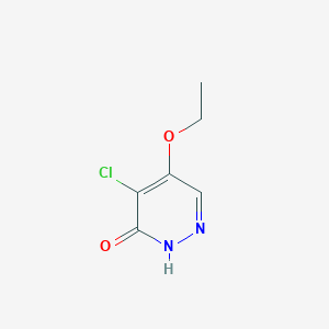 molecular formula C6H7ClN2O2 B1642682 4-chloro-5-ethoxypyridazin-3(2H)-one 