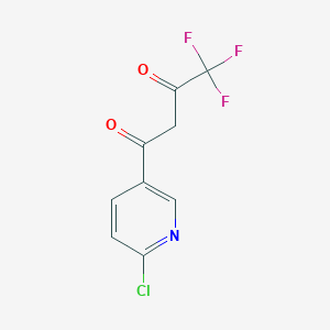 6-Chloro-3-(trifluoroacetylaceto)pyridine