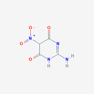 molecular formula C4H4N4O4 B1642689 2-amino-5-nitro-4,6(3H,5H)-pyrimidinedione 