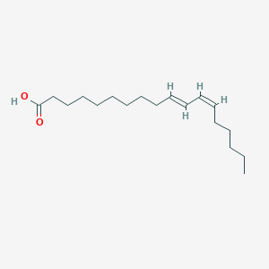 molecular formula C18H32O2 B164269 （10E，12Z）-十八碳-10,12-二烯酸 CAS No. 2420-56-6