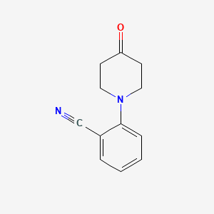 2-(4-Oxo-piperidin-1-yl)-benzonitrile