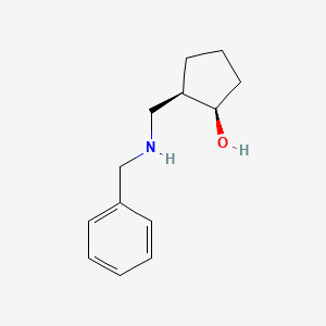 cis-2-((Benzylamino)methyl)cyclopentanol