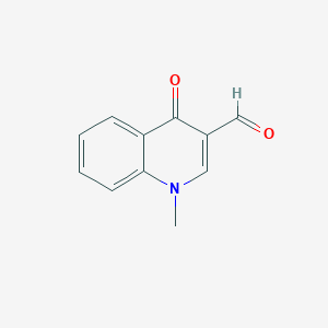 molecular formula C11H9NO2 B1642729 1-Methyl-4-oxo-1,4-dihydroquinoline-3-carbaldehyde 