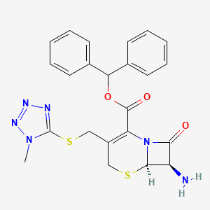 (6R,7R)-Benzhydryl 7-amino-3-((1-methyl-1H-tetrazol-5-ylthio)methyl)-8-oxo-5-thia-1-azabicyclo[4.2.0]oct-2-ene-2-carboxylate