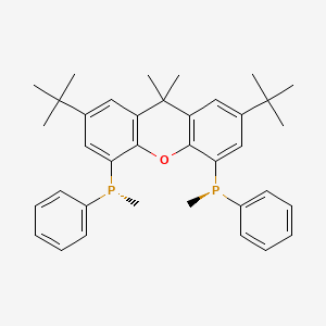 (R)-[2,7-Ditert-butyl-9,9-dimethyl-5-[methyl(phenyl)phosphanyl]xanthen-4-yl]-methyl-phenylphosphane