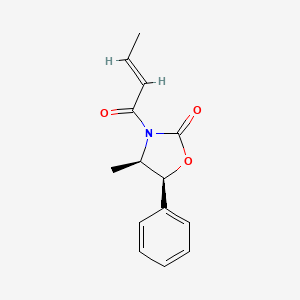 molecular formula C14H15NO3 B1642773 N-Crotonyl-(4R,5S)-4-methyl 5-phenyl-2-oxazolidinone 