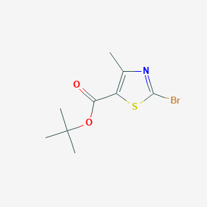 molecular formula C9H12BrNO2S B1642775 tert-Butyl 2-bromo-4-methylthiazole-5-carboxylate 