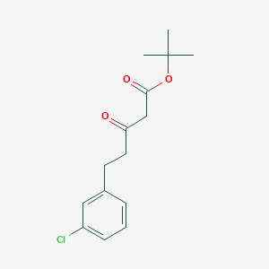 Tert-butyl 5-(3-chlorophenyl)-3-oxopentanoate