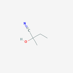 molecular formula C5H9NO B016428 2-羟基-2-甲基丁腈 CAS No. 4111-08-4