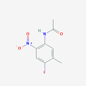 molecular formula C9H9FN2O3 B1642802 N-(4-Fluoro-5-methyl-2-nitrophenyl)acetamide 