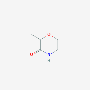molecular formula C5H9NO2 B1642805 2-Methylmorpholin-3-one CAS No. 13882-80-9