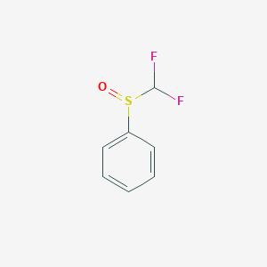 molecular formula C7H6F2OS B1642818 Difluoromethylsulfinylbenzene 