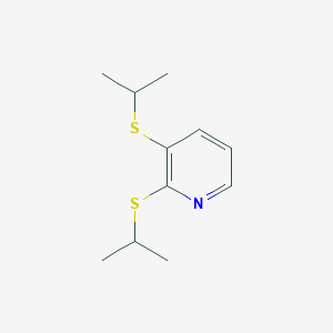 molecular formula C11H17NS2 B1642833 2,3-Bis(isopropylthio)pyridine 