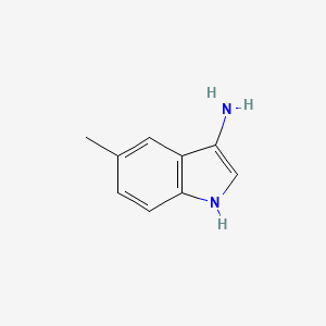 molecular formula C9H10N2 B1642839 5-Methyl-1H-indol-3-amine 