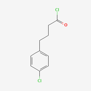 molecular formula C10H10Cl2O B1642849 Benzenebutanoyl chloride, 4-chloro- 