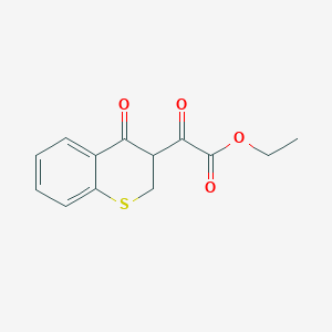 molecular formula C13H12O4S B1642875 Ethyl 2-oxo-2-(4-oxothiochroman-3-yl)acetate 