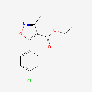molecular formula C13H12ClNO3 B1642882 Ethyl 5-(4-chlorophenyl)-3-methylisoxazole-4-carboxylate 