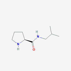 molecular formula C9H18N2O B1642895 (S)-N-Isobutylpyrrolidine-2-carboxamide 