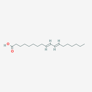 molecular formula C18H32O2 B164290 9,11-十八碳二烯酸 CAS No. 544-71-8