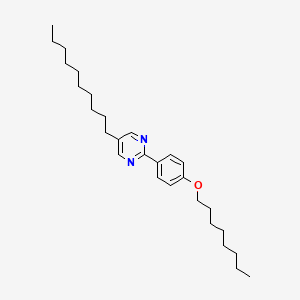 molecular formula C28H44N2O B1642919 1-(5-Decylpyrimidin-2-yl)-4-octyloxybenzene 