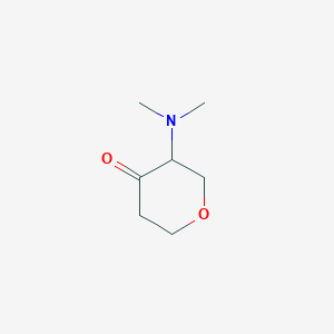 molecular formula C7H13NO2 B1642926 3-(dimethylamino)tetrahydro-4H-Pyran-4-one 