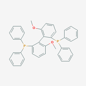 molecular formula C38H32O2P2 B164294 [2-(2-二苯基膦基-6-甲氧基苯基)-3-甲氧基苯基]-二苯基膦 CAS No. 133545-16-1