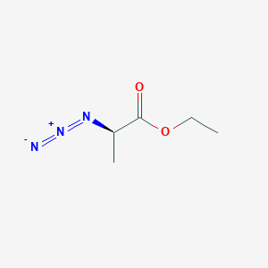 molecular formula C5H9N3O2 B1642967 (R)-ethyl-2-azidopropionate 