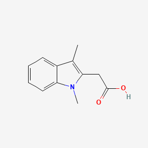 molecular formula C12H13NO2 B1642973 (1,3-Dimethyl-1h-indol-2-yl)acetic acid 