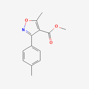 molecular formula C13H13NO3 B1642976 Methyl 5-methyl-3-(4-methylphenyl)-1,2-oxazole-4-carboxylate 