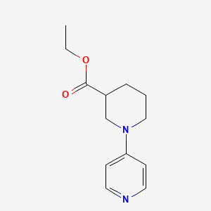 molecular formula C13H18N2O2 B1642985 Ethyl 1-(pyridin-4-yl)piperidine-3-carboxylate 
