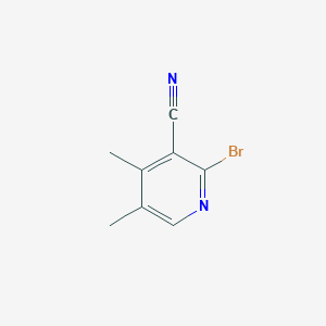 molecular formula C8H7BrN2 B1642988 2-Bromo-4,5-dimethylpyridine-3-carbonitrile 