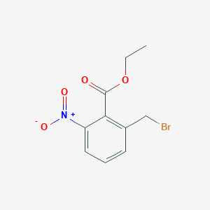 molecular formula C10H10BrNO4 B1642994 Ethyl 2-(bromomethyl)-6-nitrobenzoate 