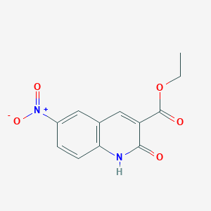 molecular formula C12H10N2O5 B1643005 Ethyl 6-nitro-2-oxo-1,2-dihydroquinoline-3-carboxylate 